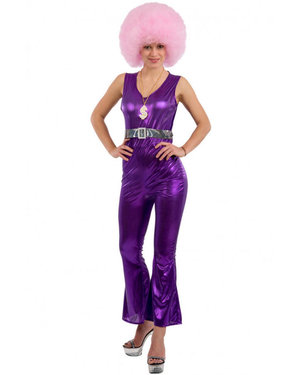 Combinaison disco violette taille M/L