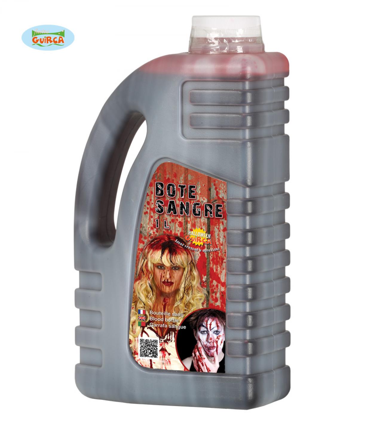 Bidon de faux sang réaliste 1 litre