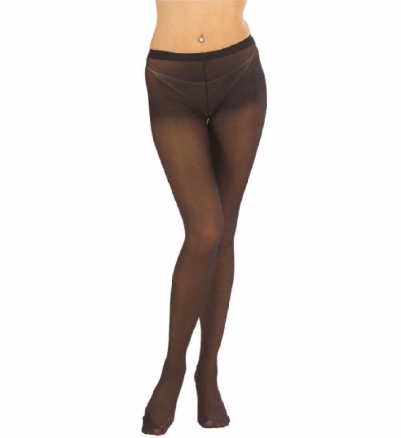 Collants noirs semi-opaque taille XL