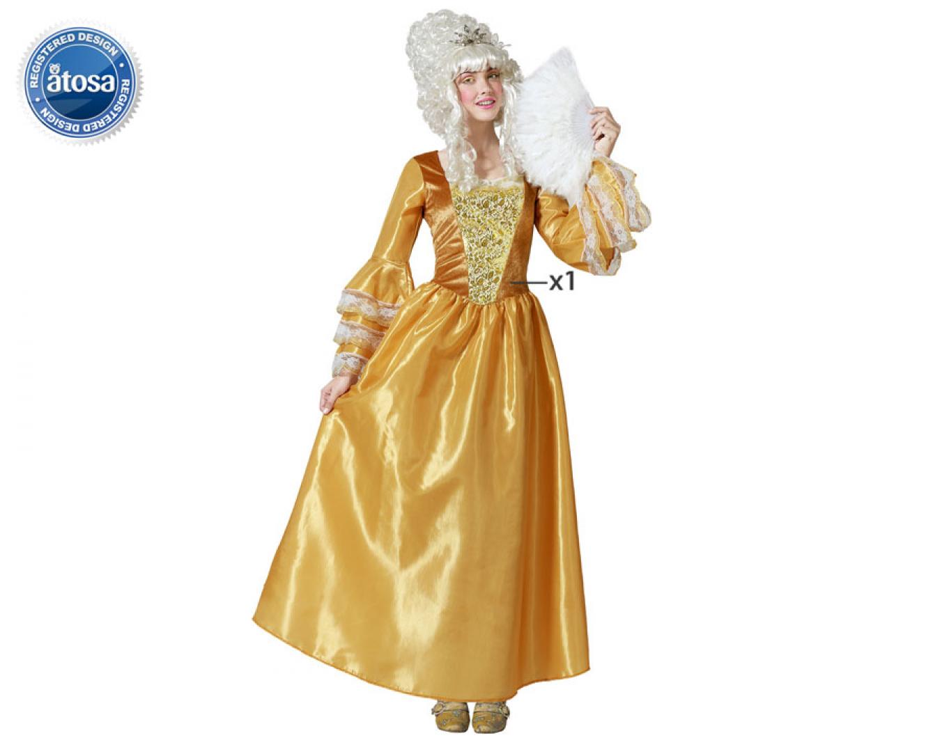 Marquise or, dentelle et dorures taille XL