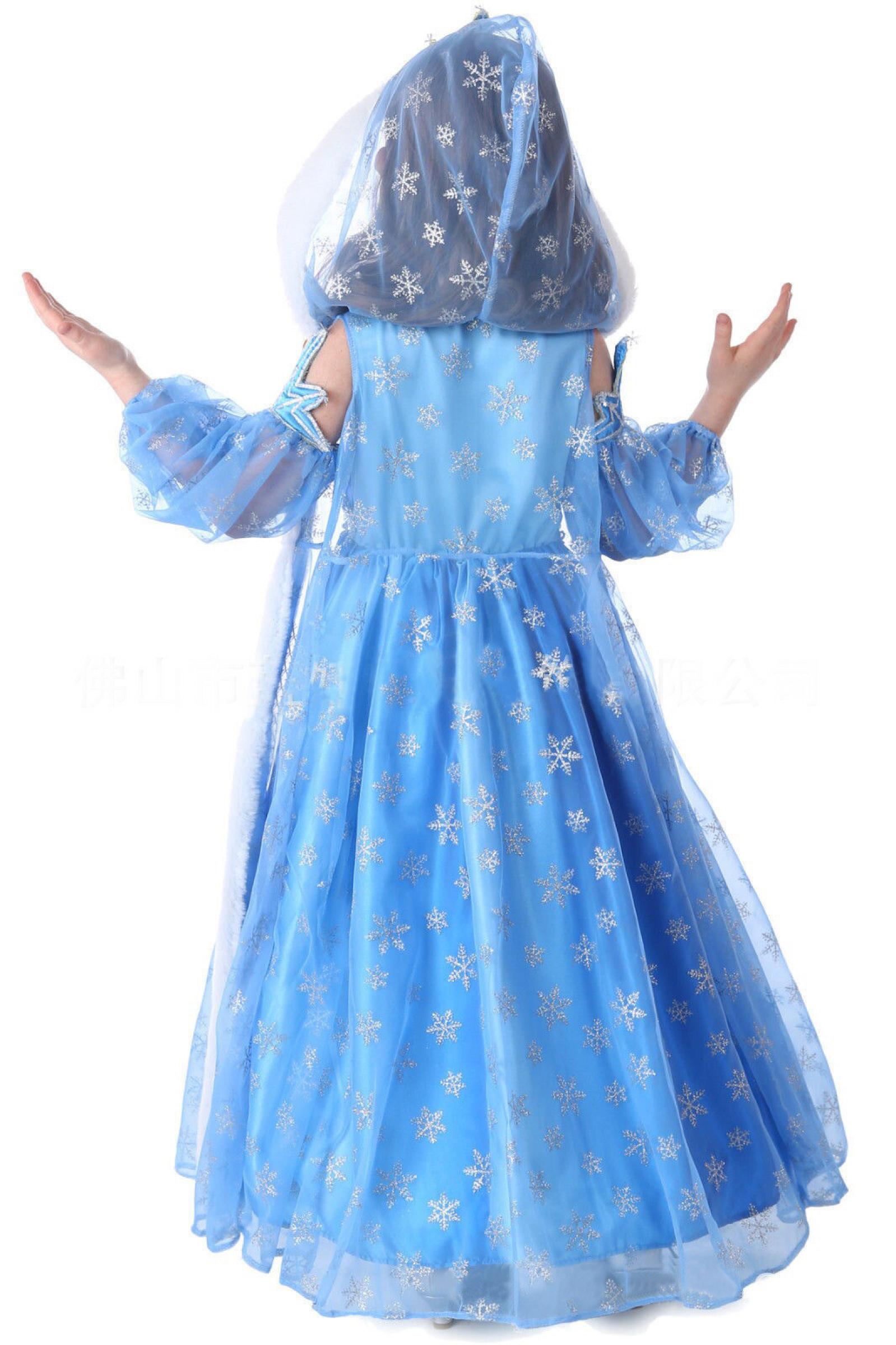 Robe Reine des Neiges luxe taille 97cm