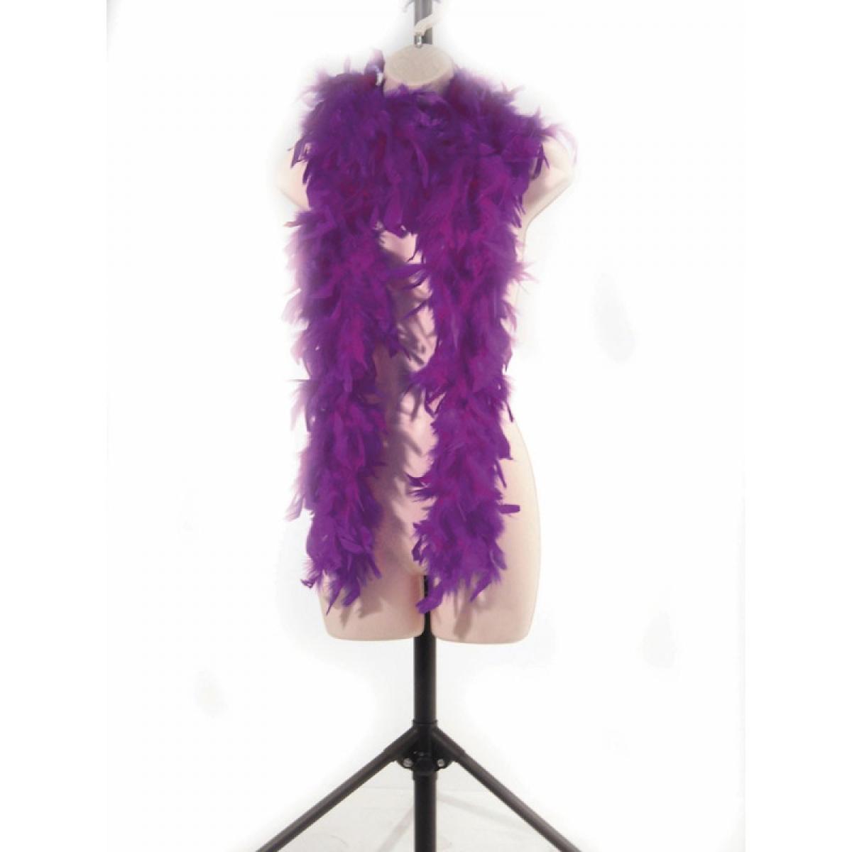 Boa en plumes 1.80m 45-50g violet