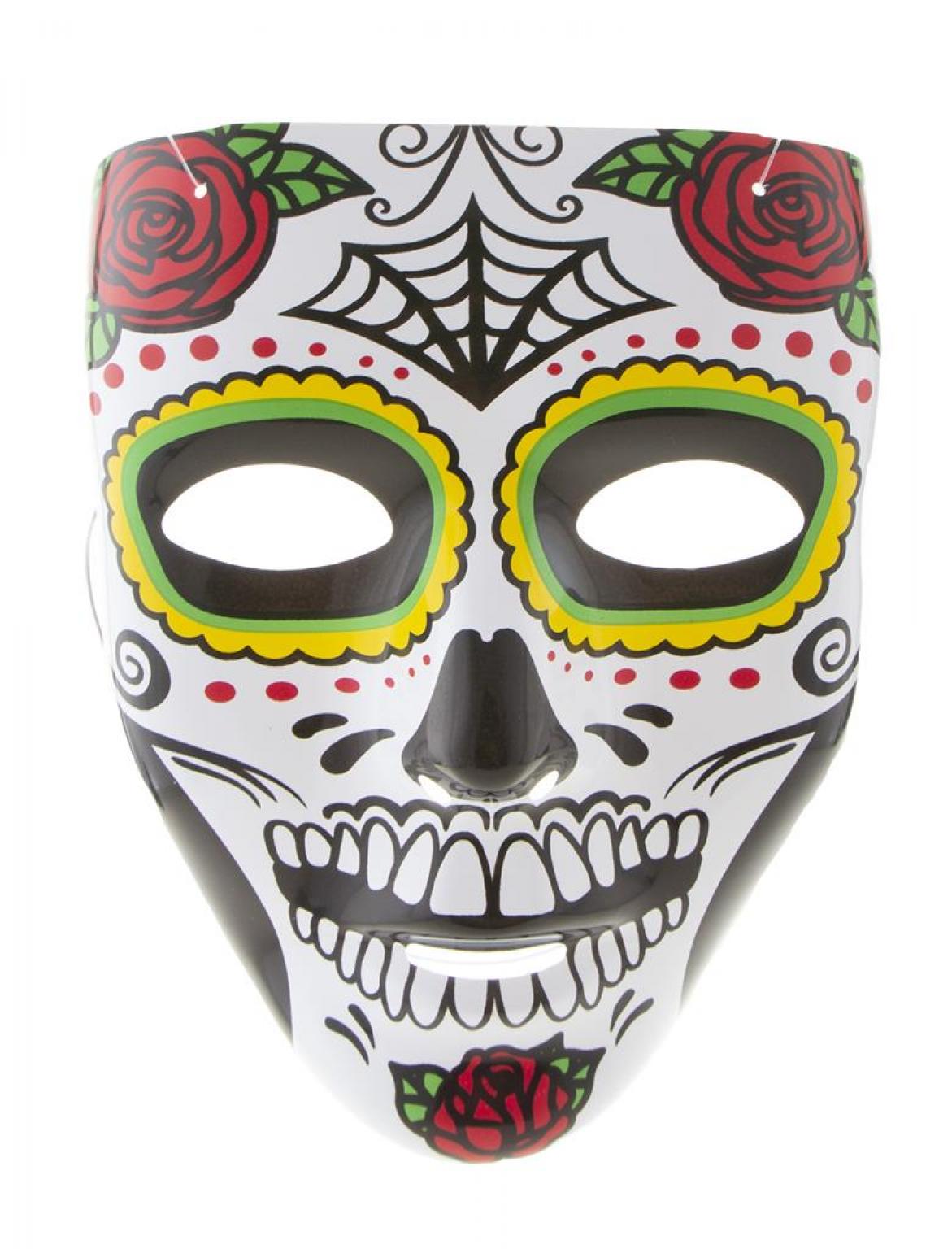 Demi-masque PVC jour des morts