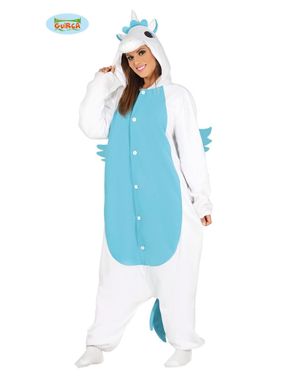 Kigurumi licorne bleu
