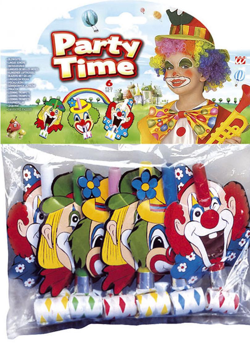 Sachet 6 sans-gêne clown