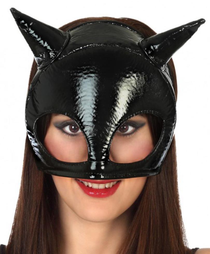 Demi face femme chat