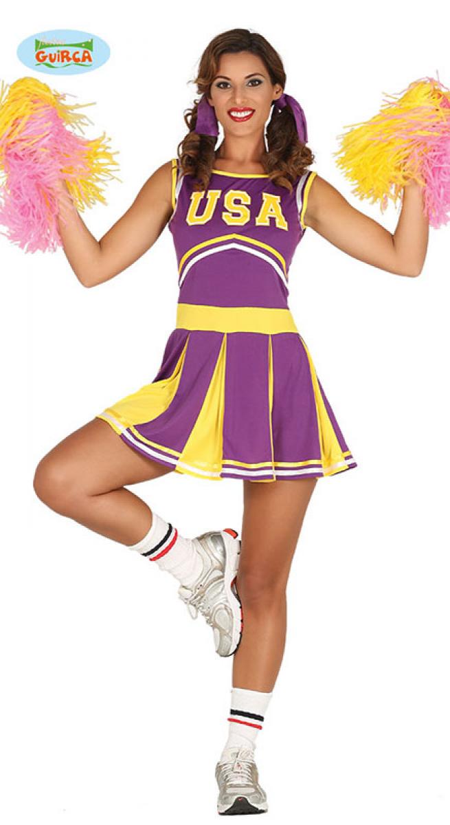 Pompom girl USA Violette taille S/M