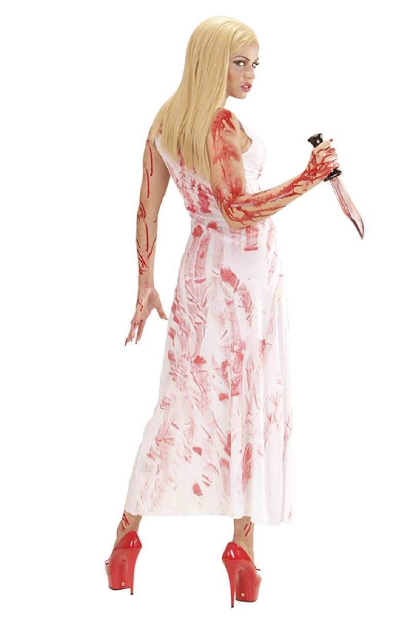 Robe longue ensanglantée taille L