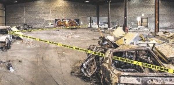 Rubalise scène de crime 10 m