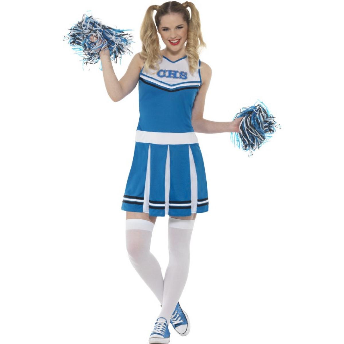 Cheerleader pom pom girl bleue CHS taille L
