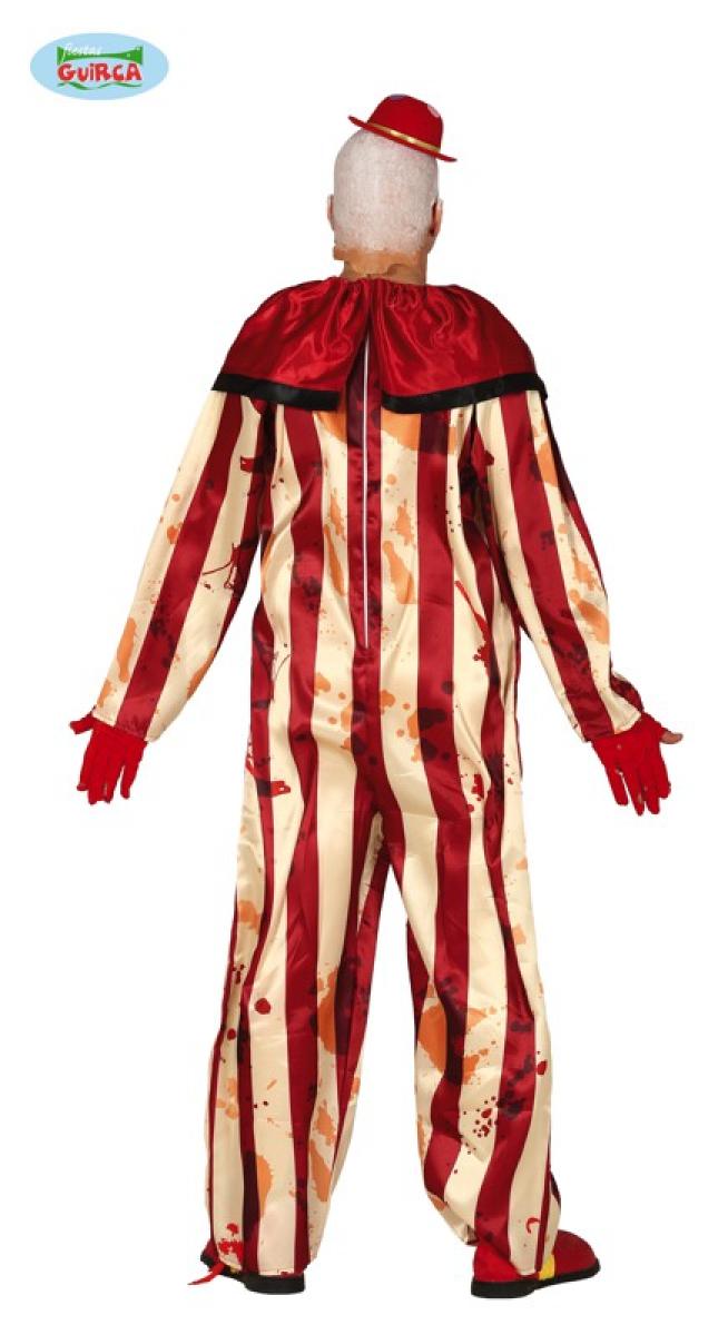 Clown tueur rouge et blanc taille M/L