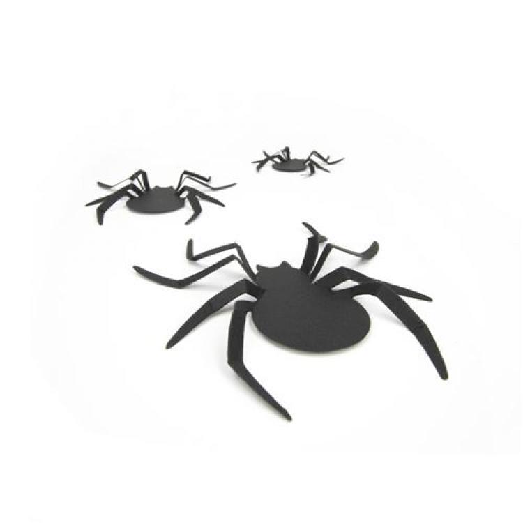 35 araignées 3D pour décoration