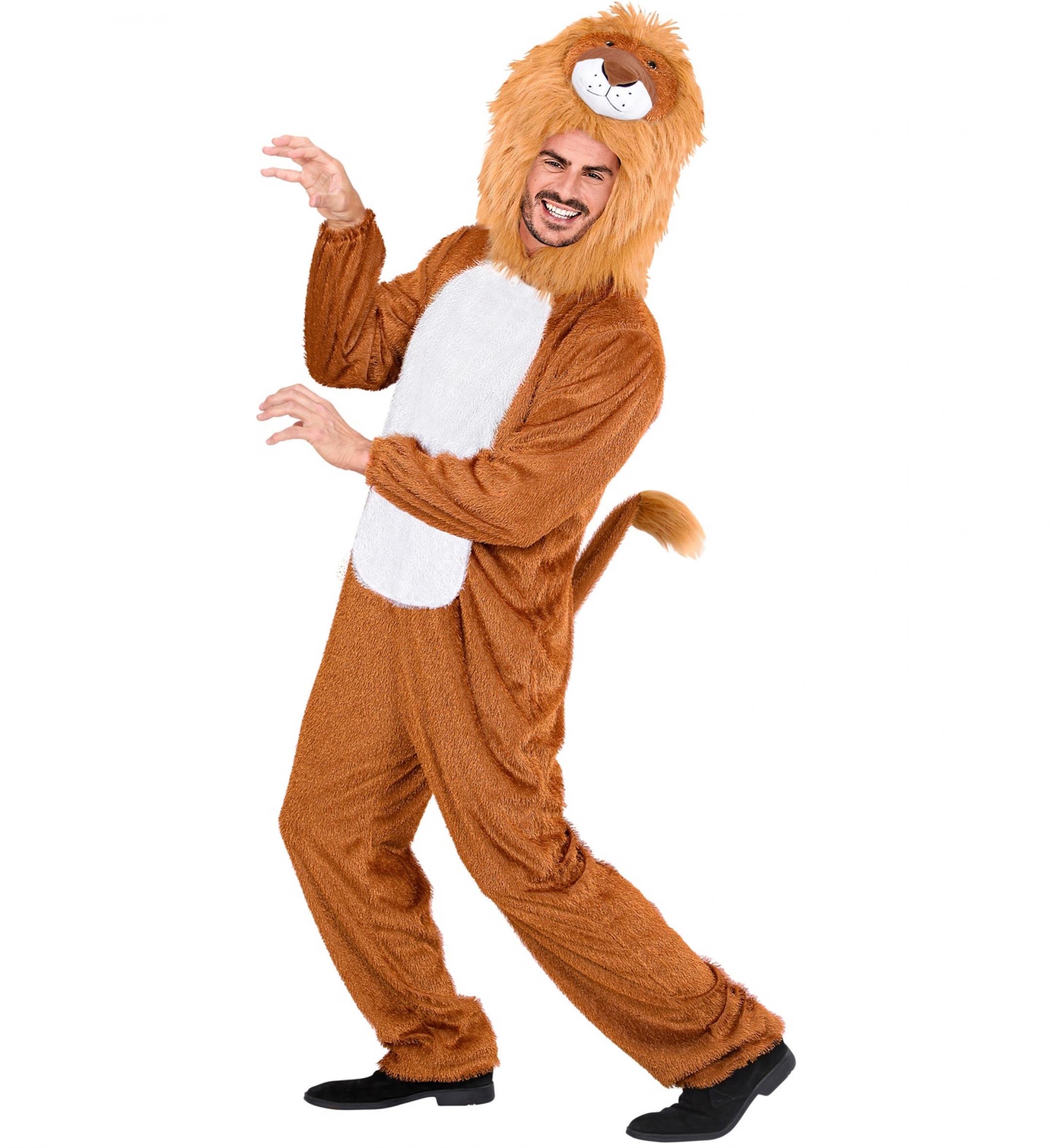 Lion en peluche taille XL