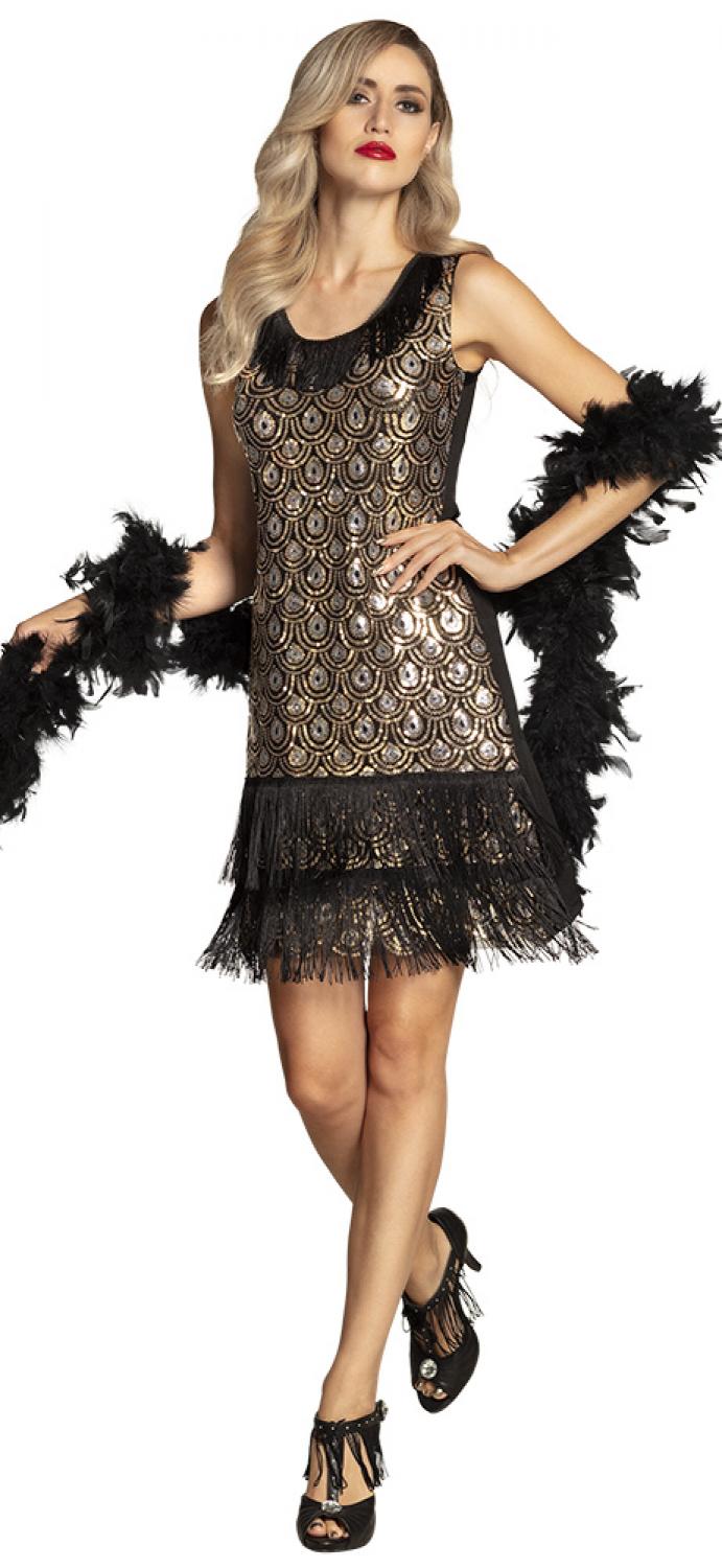 Robe à paillettes peacock taille M