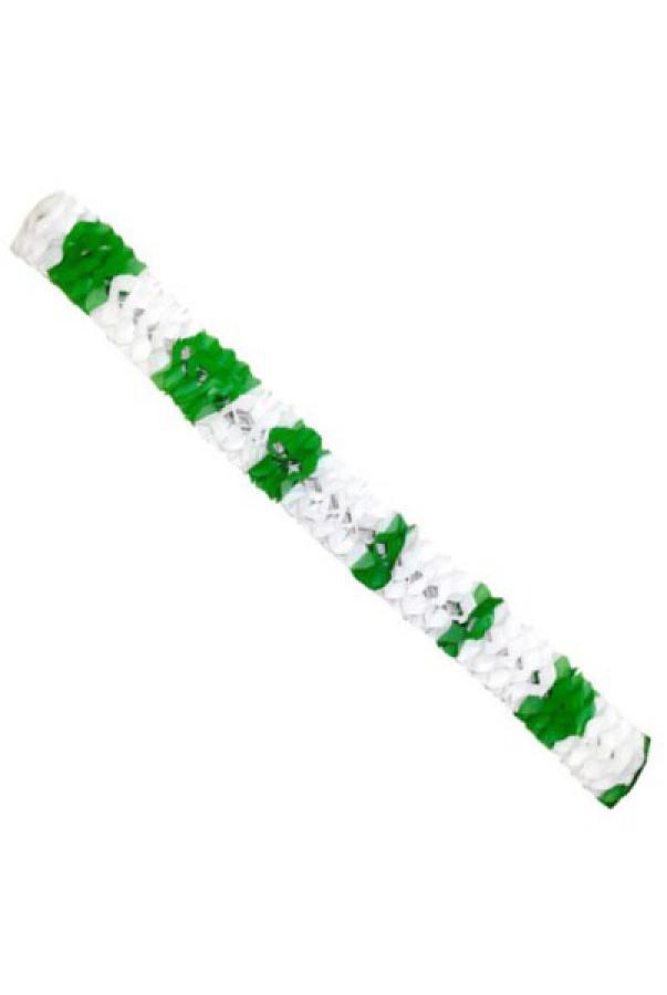 Guirlande St Patrick vert/blanc