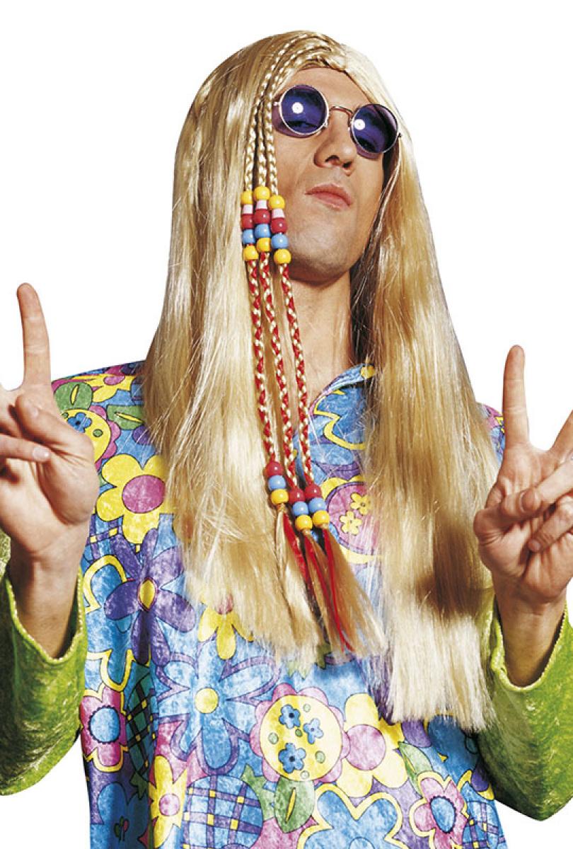 Perruque hippie mixte