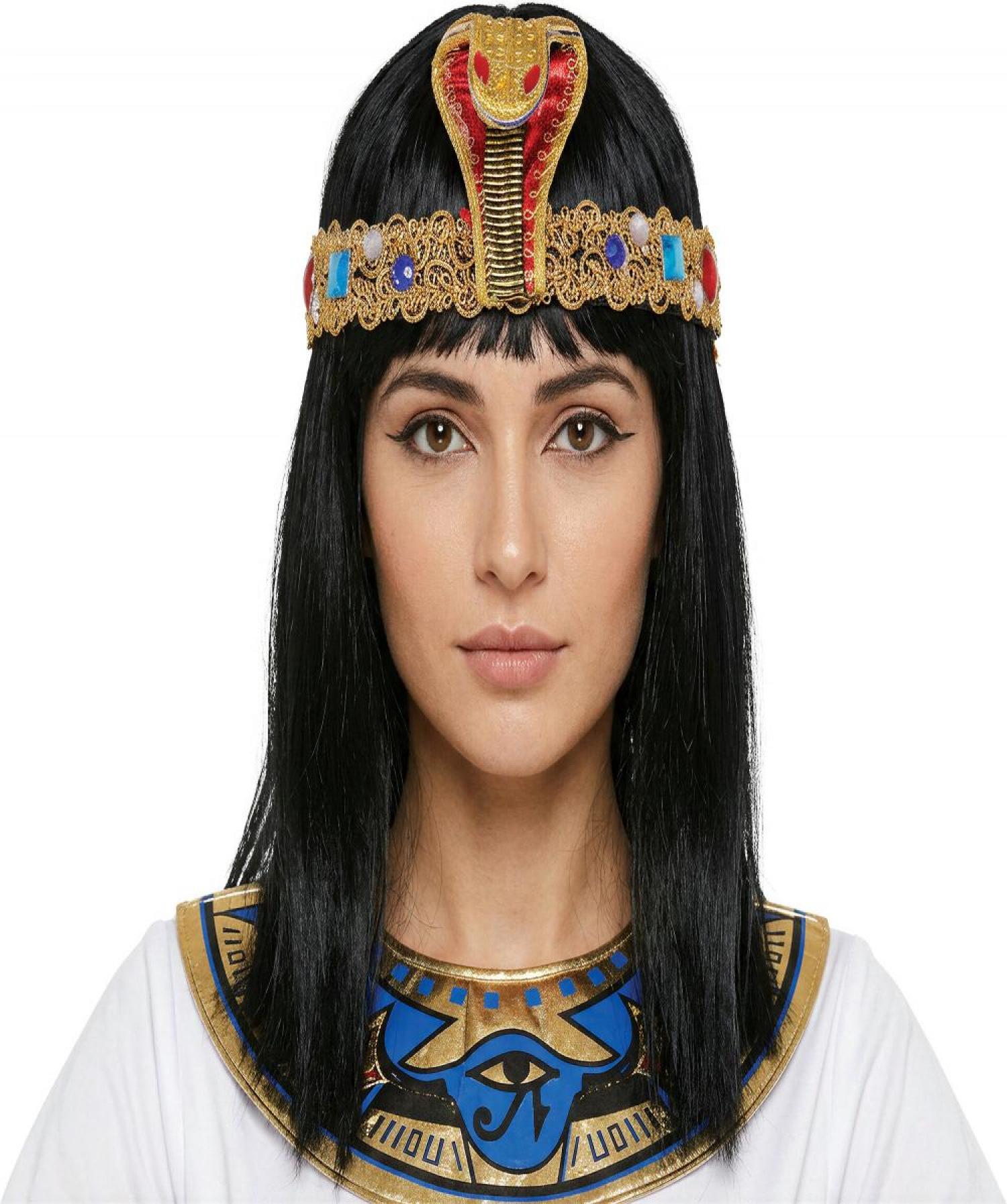 Bandeau de tête Cléopatre serpent cobra