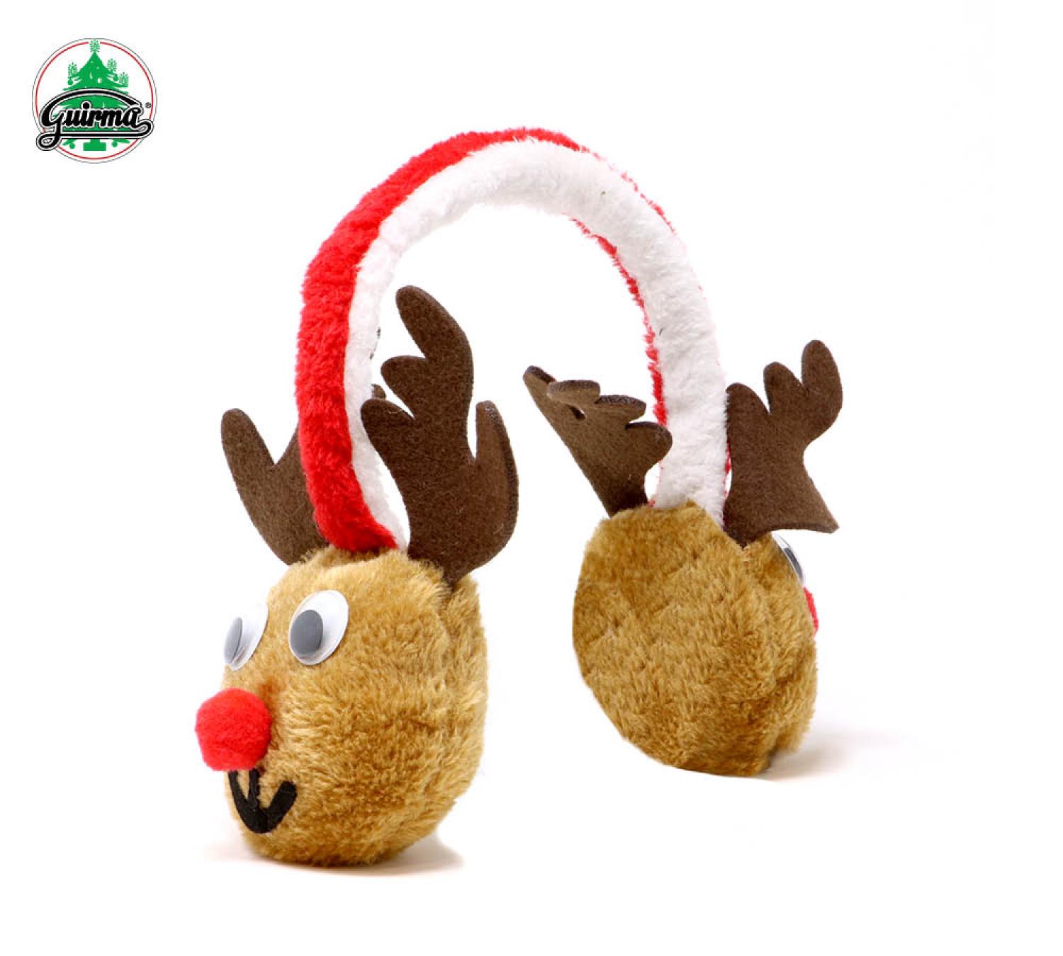 2 Serre-têtes Renne Avec Nez Rouge - Accessoire Déguisement Noël Pour Adultes Et Ados - Fêtes Et Ambiance Festive
