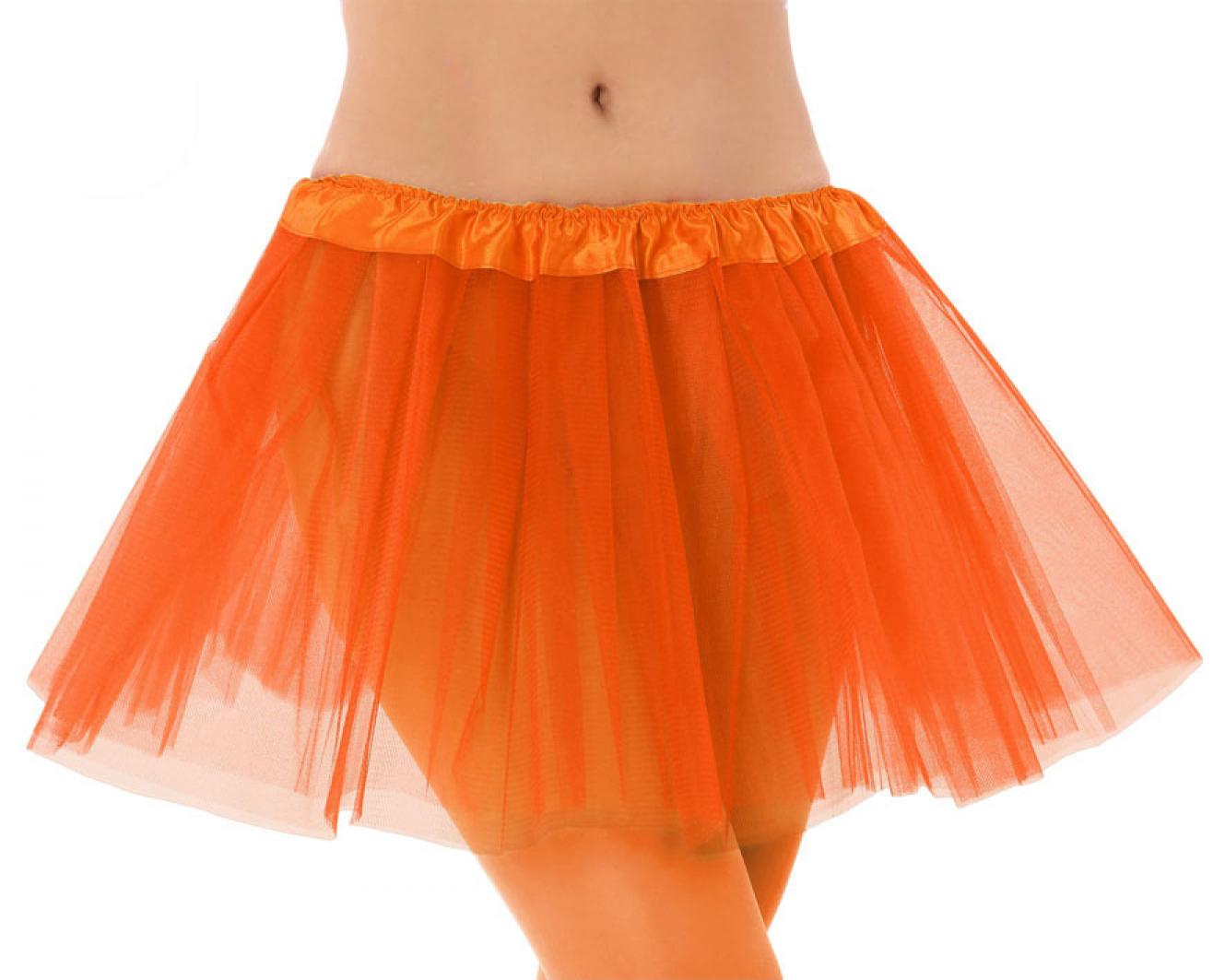 Tutu orange 2 couches