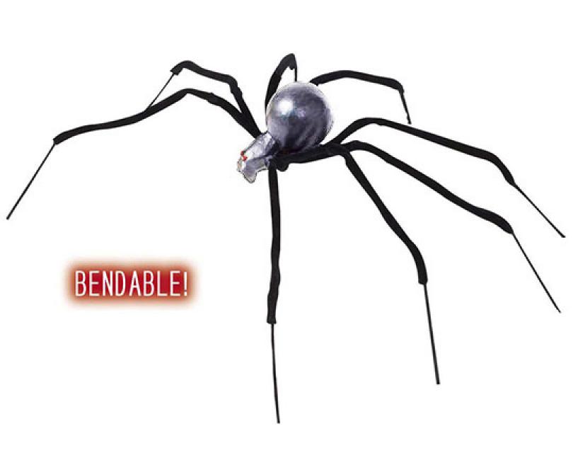 Araignée veuve noire 90 cm