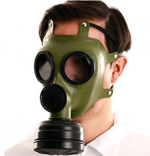 Masque à gaz réaliste latex