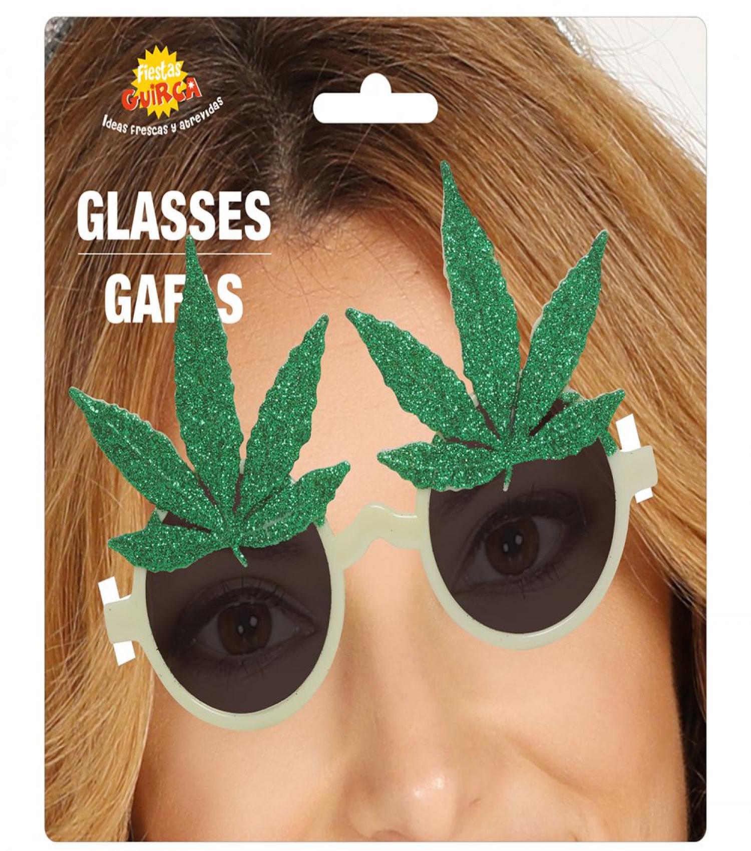 Lunettes Rasta feuilles cannabis (N10)