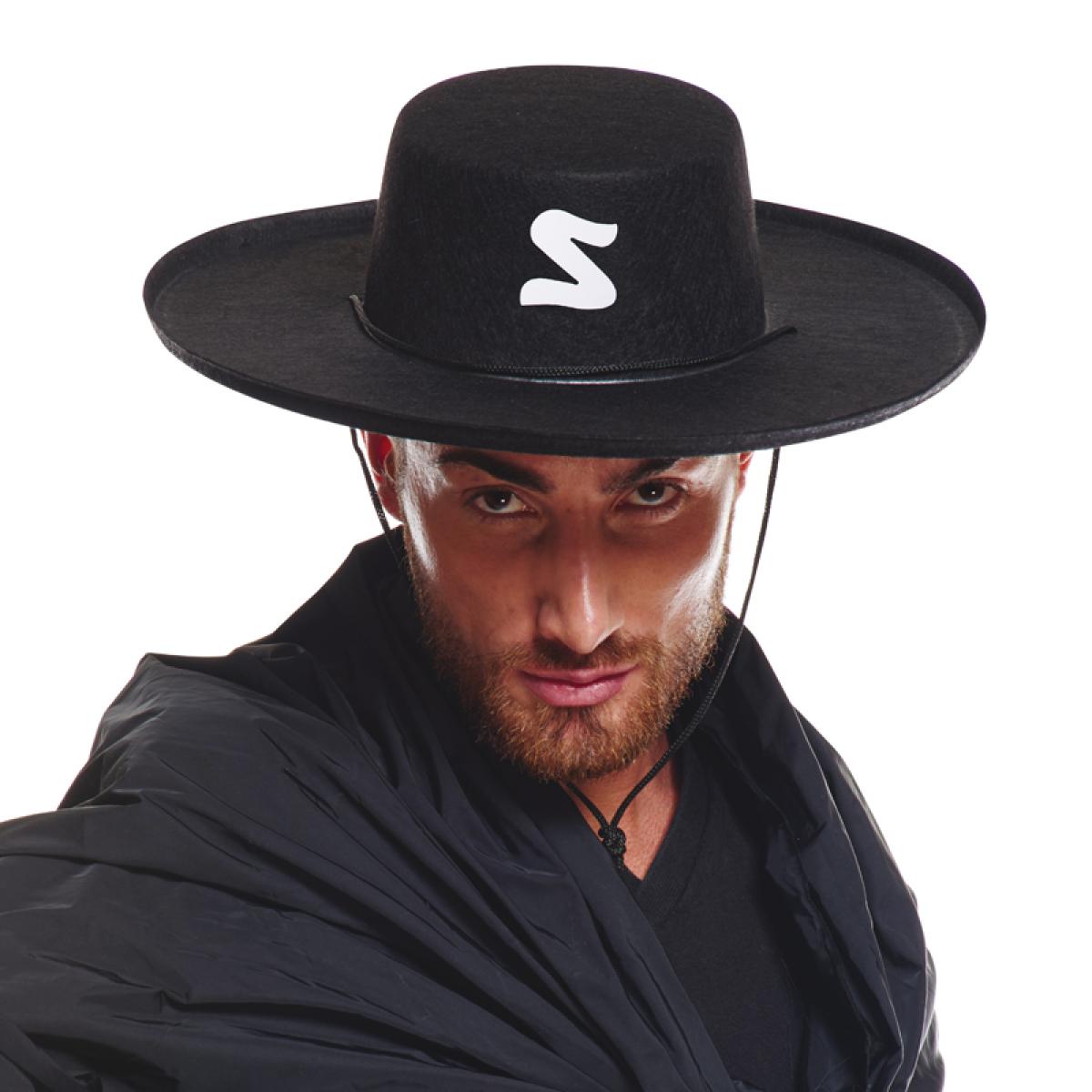 Chapeau zorro adulte