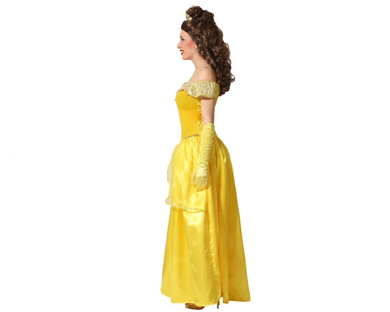 Princesse jaune de contes taille S