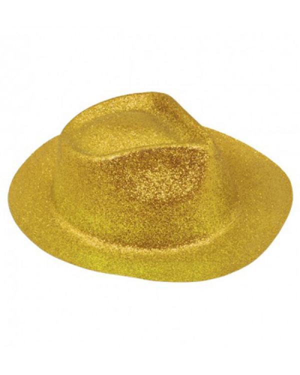 Borsalino paillettes couleur or