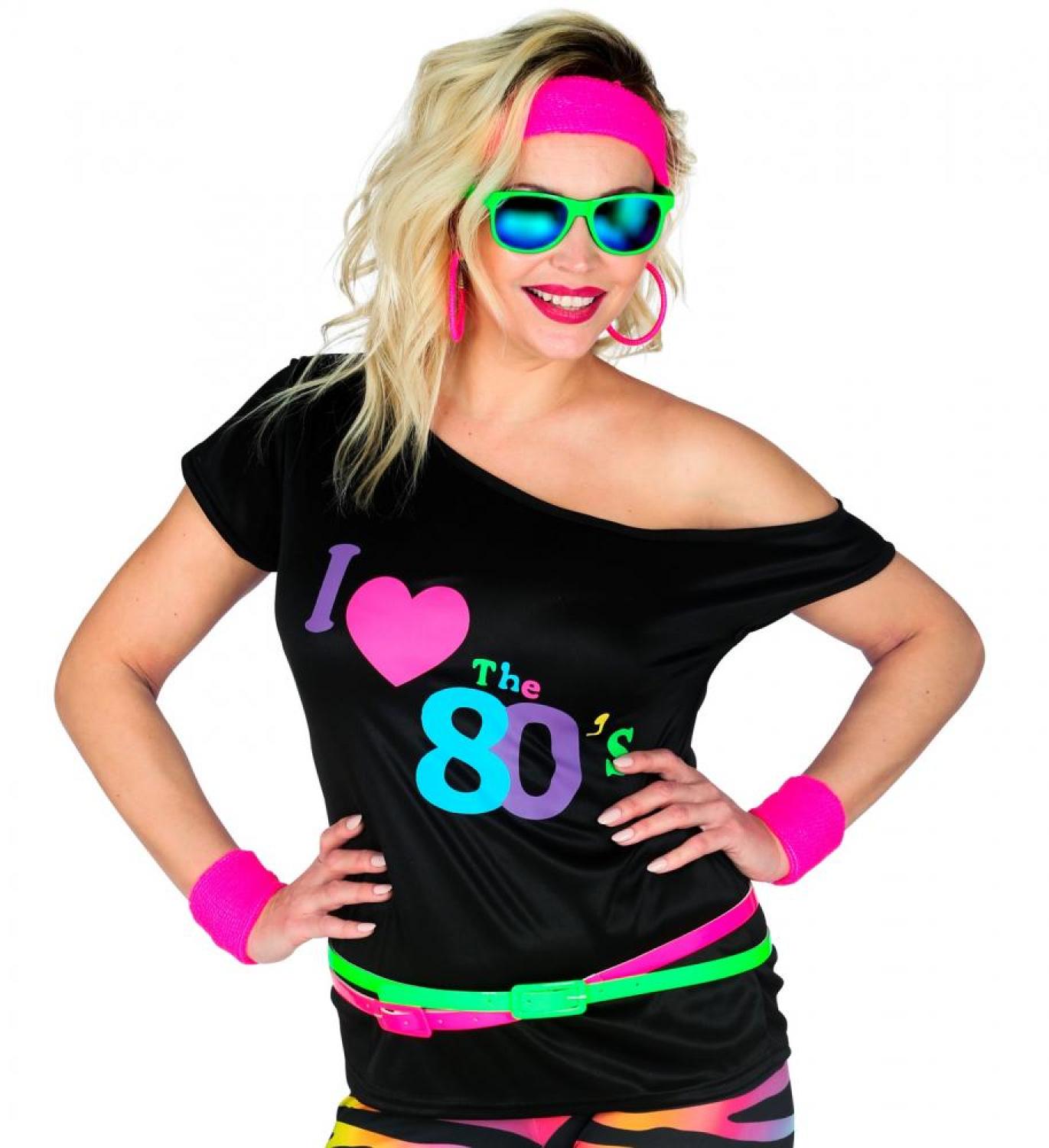 T-shirt I Love the 80's taille L/XL