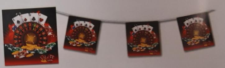 guirlande papier ignifugé jeux 4m 8 pavillons