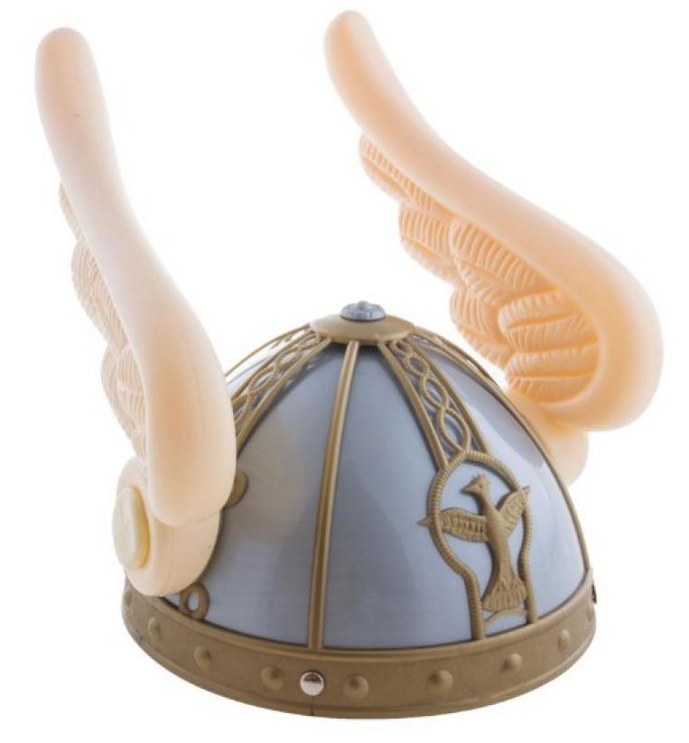 Casque gaulois adulte à ailes