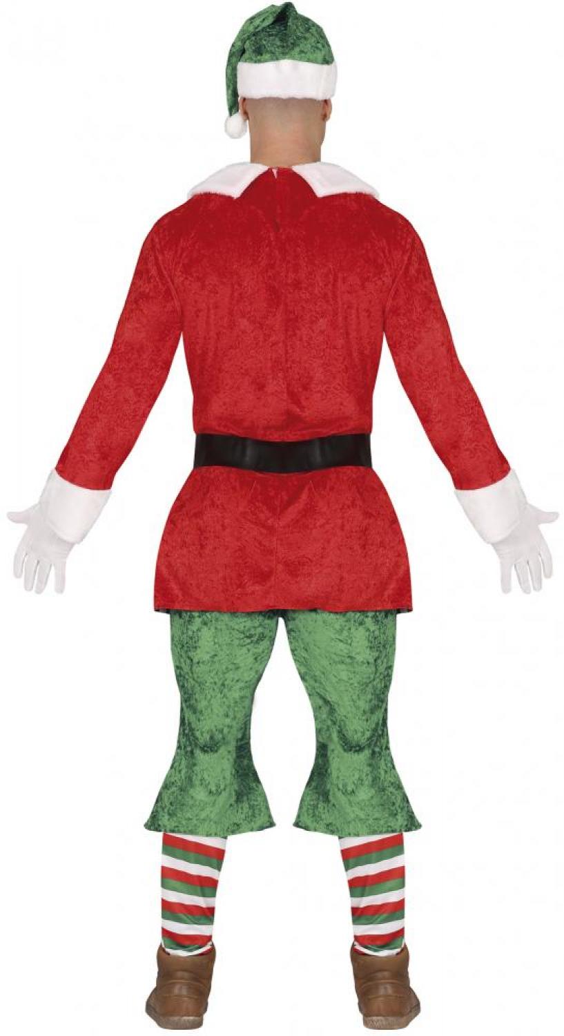 Lutin du Père Noël en velours et fourrure taille L