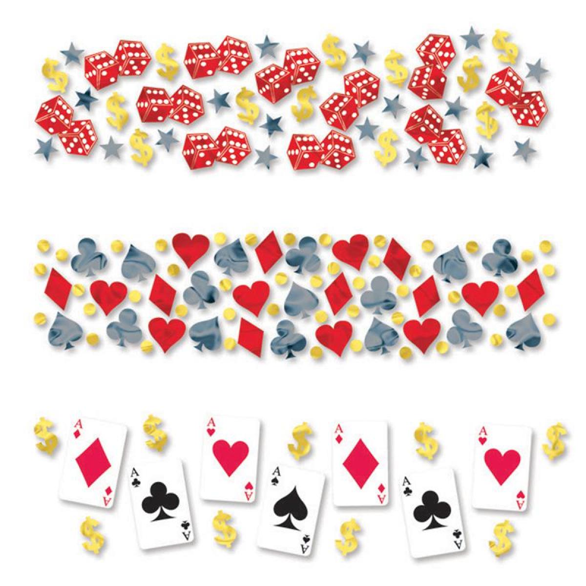 Confettis de table Casino et Poker 34g