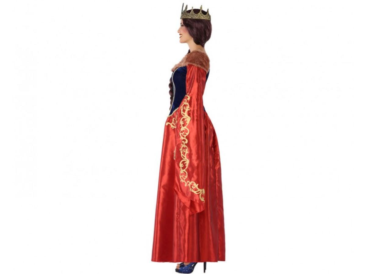 Robe reine médiévale rouge taille XS/S