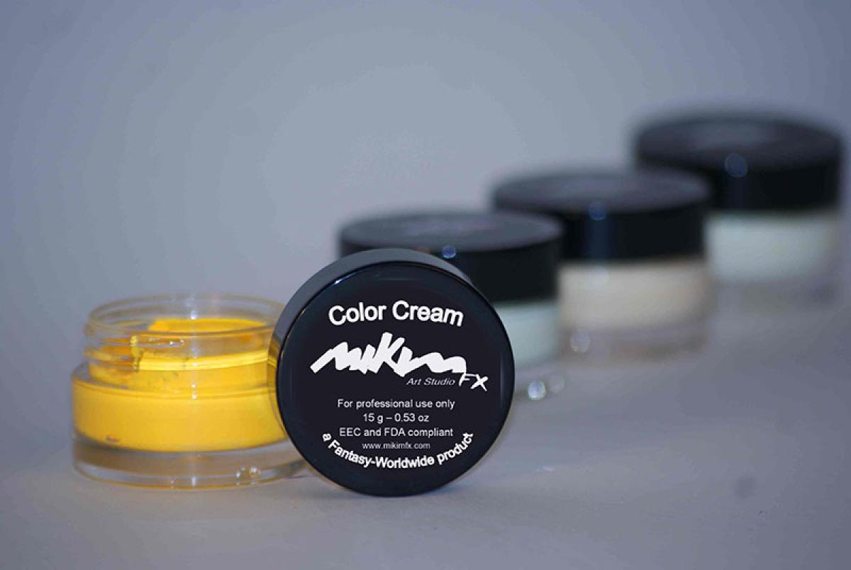 Fard crème Mikim Professionnel jaune vif F3