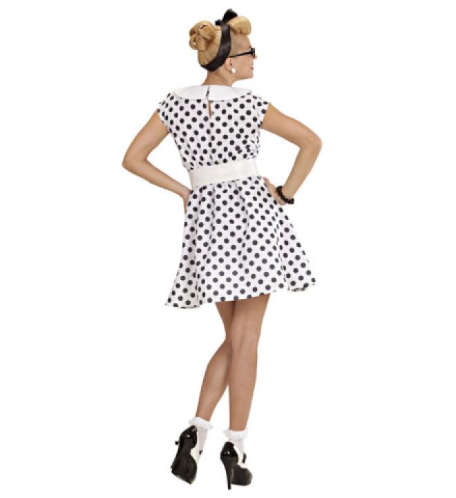 Robe années 50 blanche taille S
