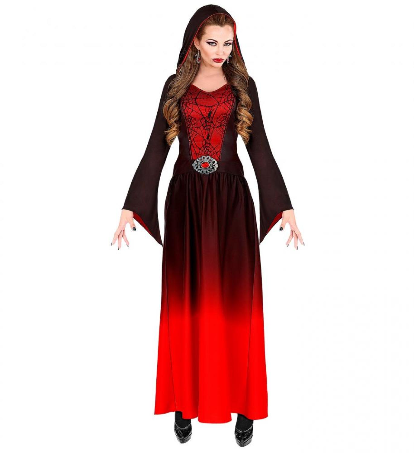 Robe rouge vampiresse gothique taille XL