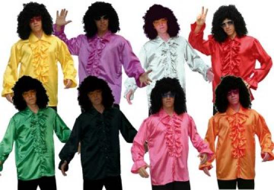 Chemise disco violet taille M
