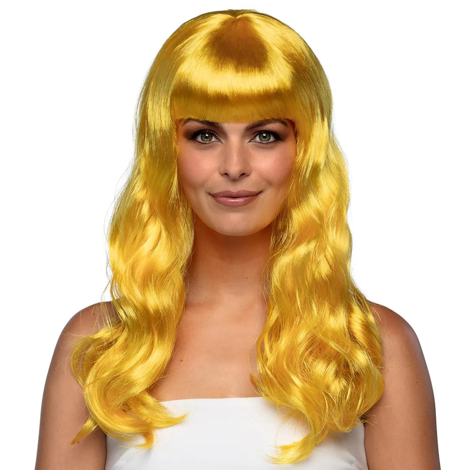 Perruque Chic jaune 