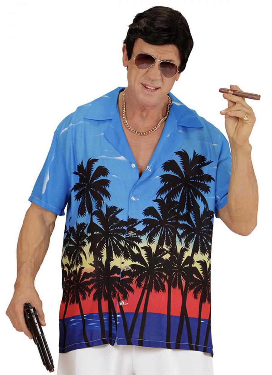 Chemise hawai palmiers M/L
