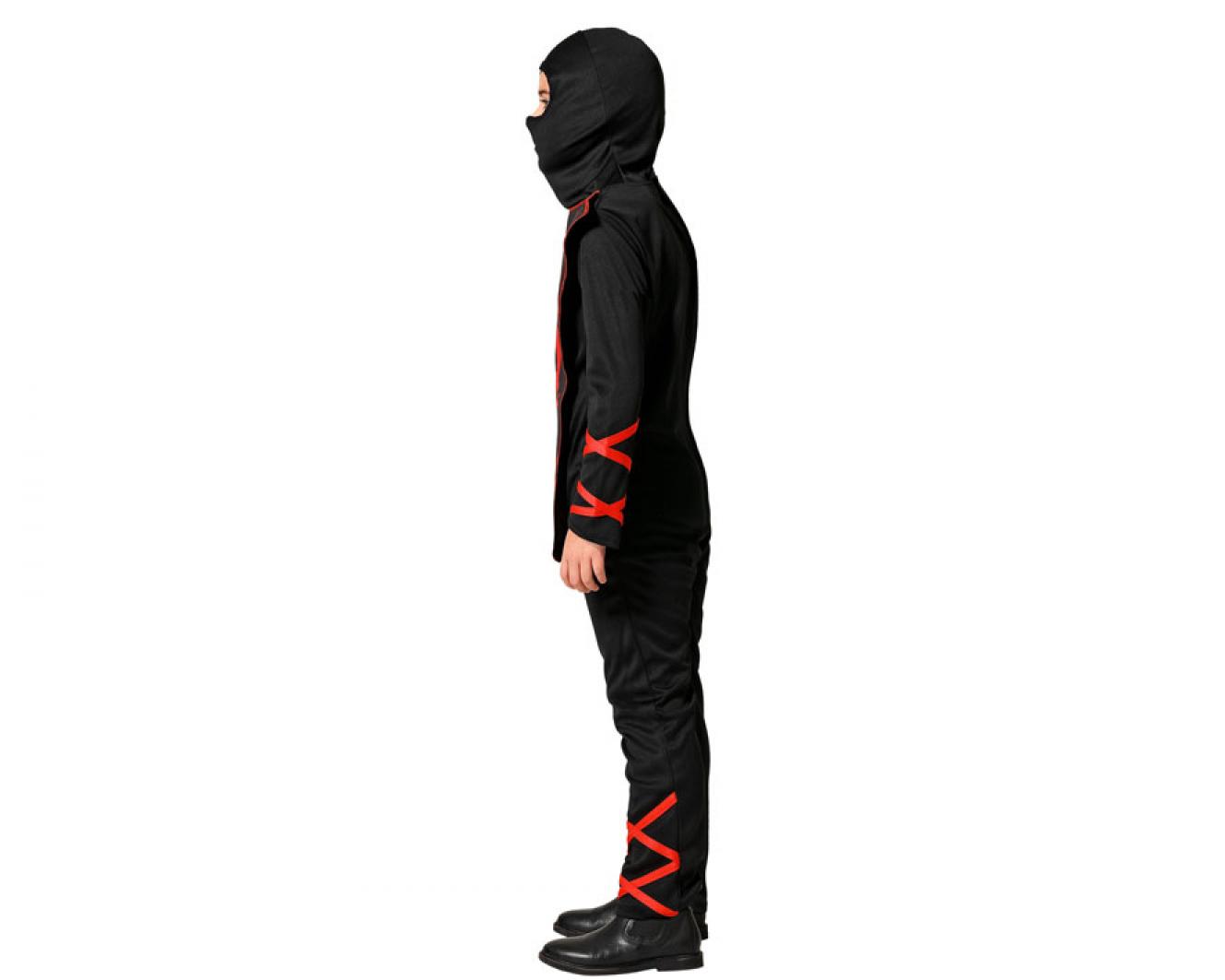 Ninja rouge du dragon taille 5/6 ans