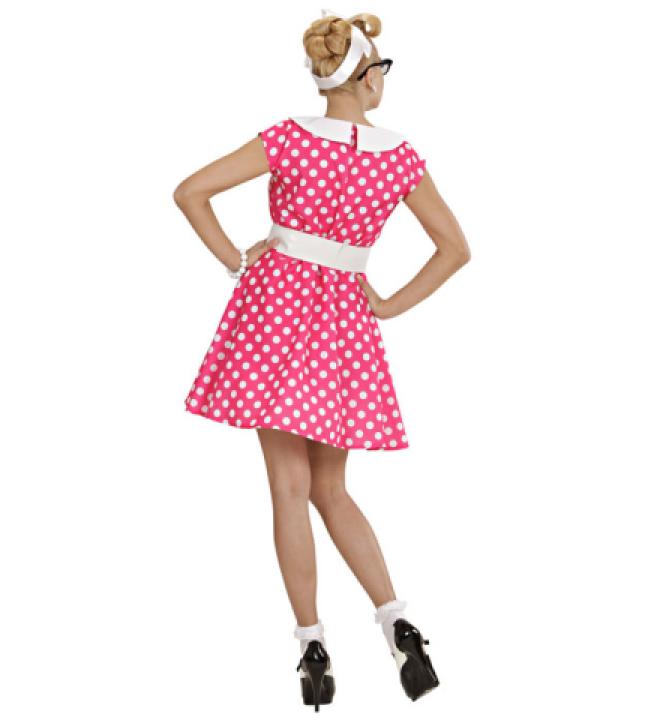 Robe années 50 rose taille L