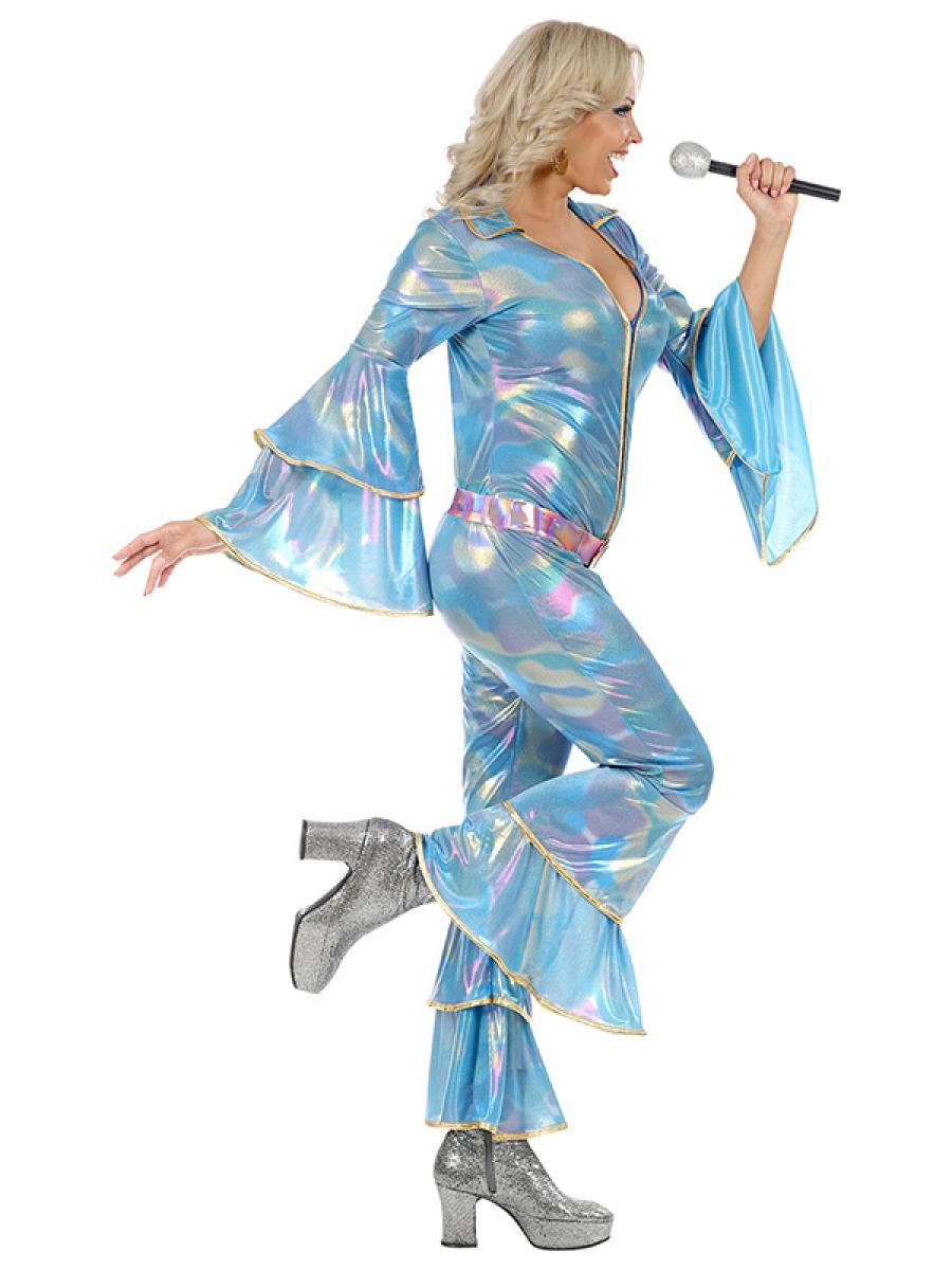 Combinaison disco fever bleue taille M
