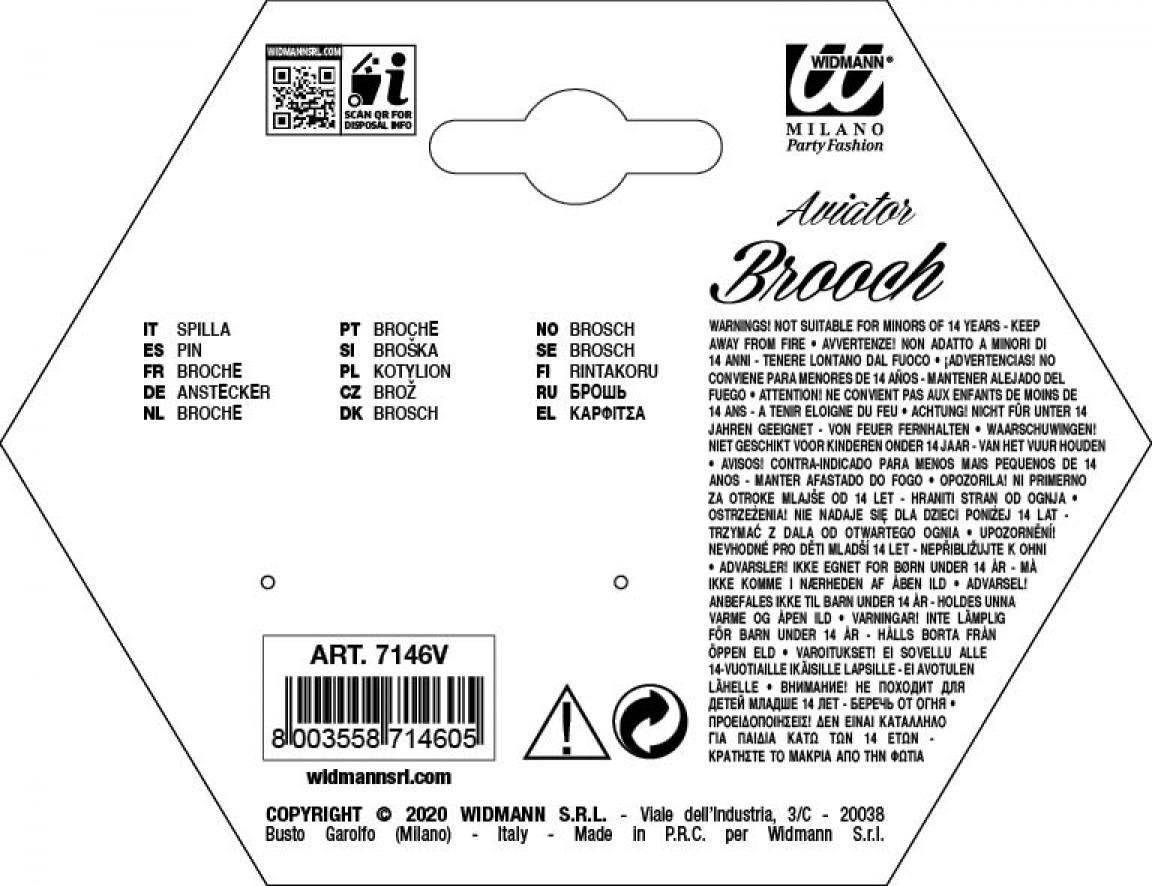 Insigne broche pilote aviateur