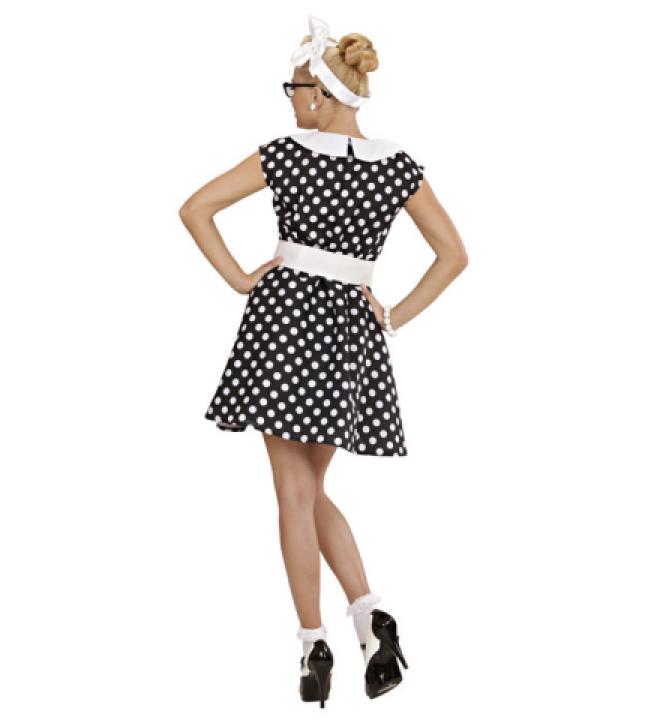 Robe années 50 noire taille M