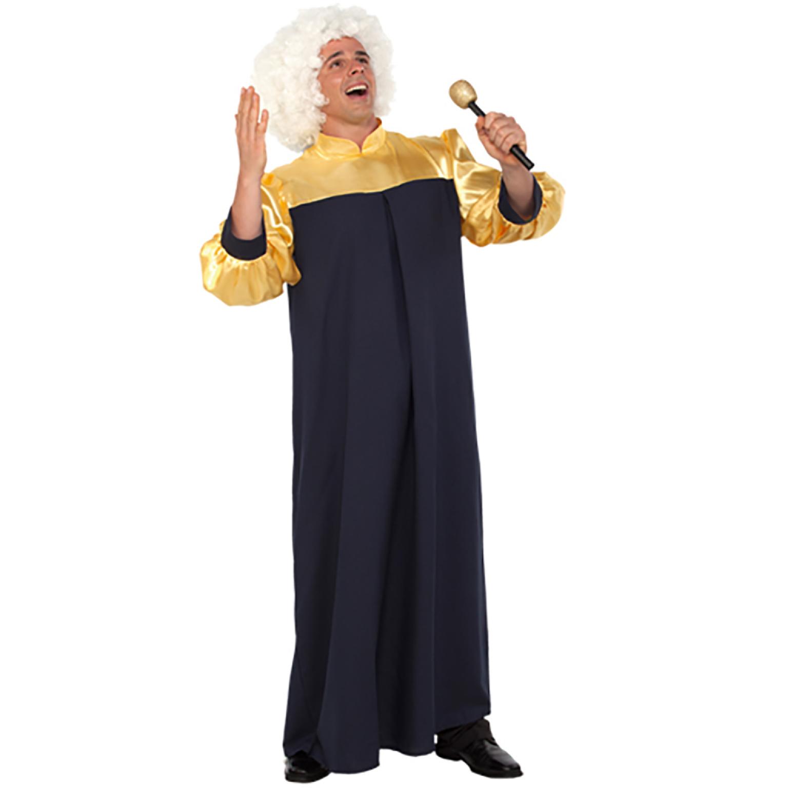 Robe gospel noir et jaune