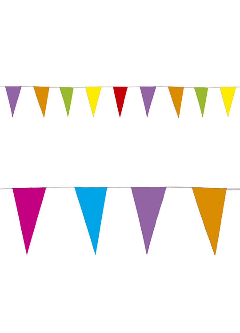 Banderole guirlande papier 10m pointes