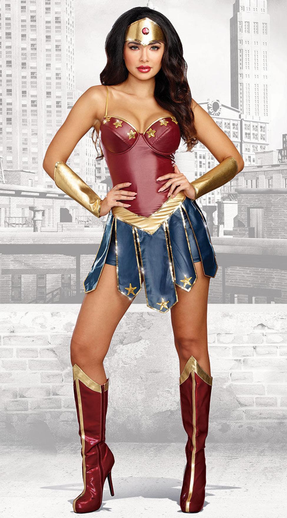 Wonder Woman faux cuir taille S