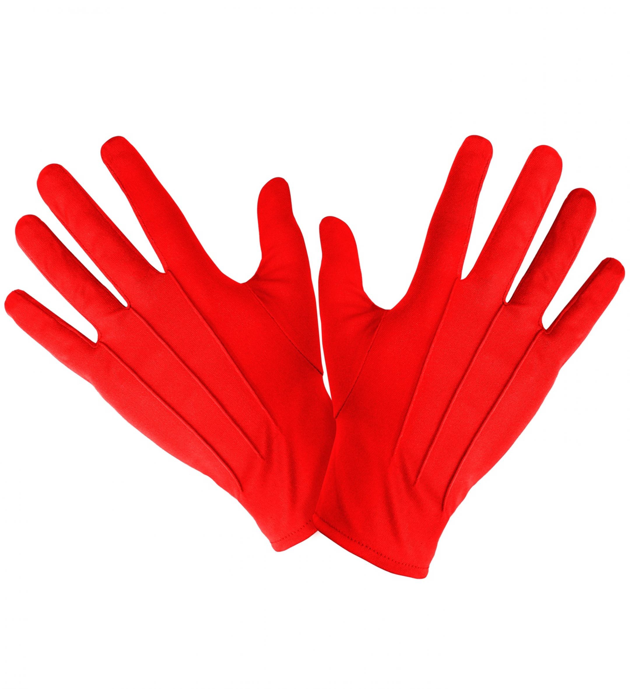 Gants courts rouges 25cm